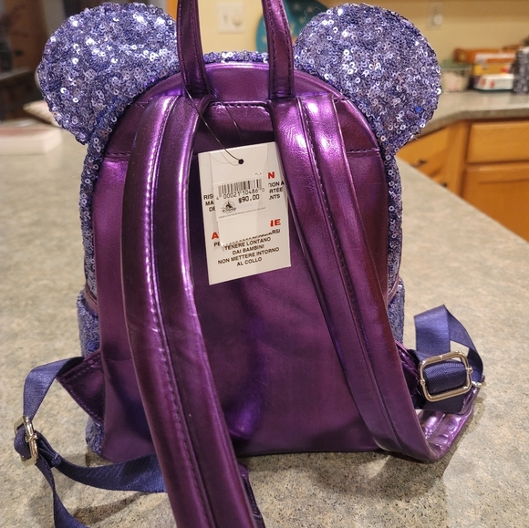 NWT Disney Loungefly Purple Potion sequin - Picture 4 of 11